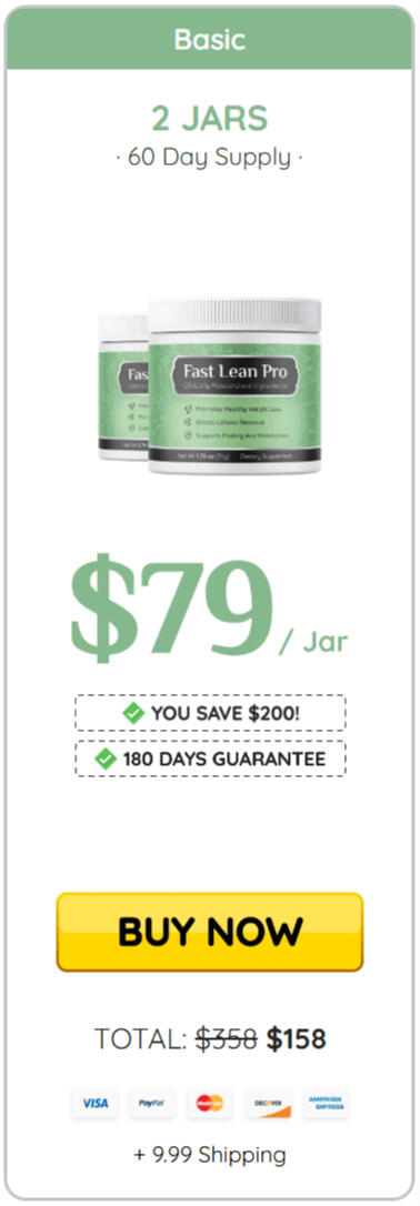 fast lean pro 1 bottle