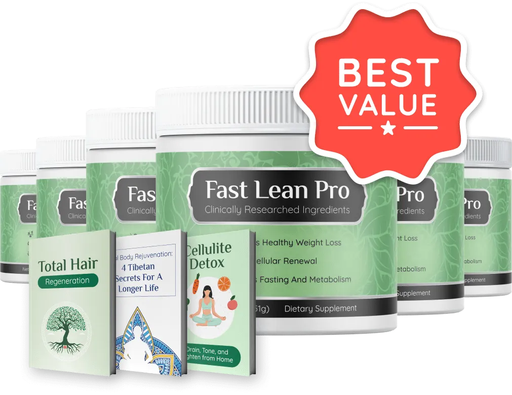 Fast Lean Pro 6 jar package — best value 180-day supply